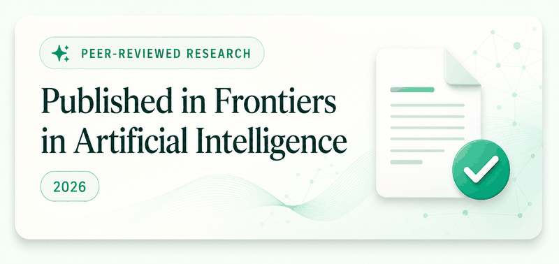 Peer-reviewed structural-coherence research published in Frontiers in Artificial Intelligence in 2026
